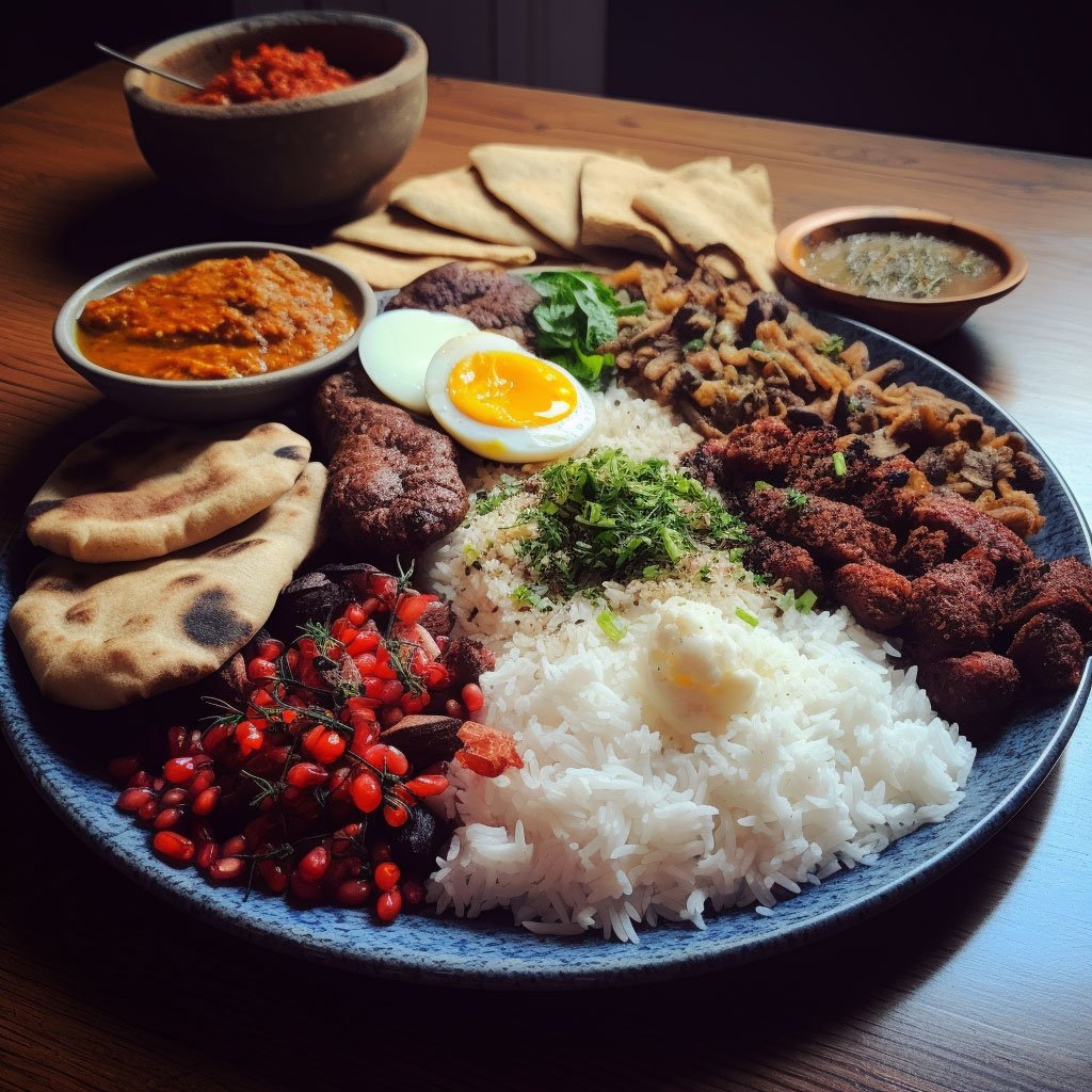 A hearty plate of beshbarmak.