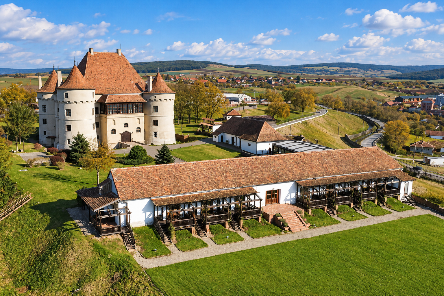 Bethlen-Haller Castle in Cetatea de Baltă, a venue for Jidvei wine experiences