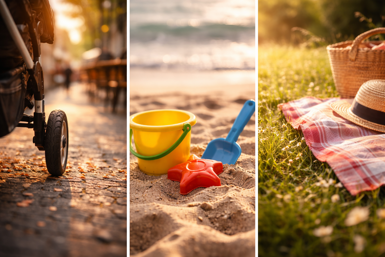 France Family Travel Guide: Visual blend of city, coast, and countryside options for family travel in France.