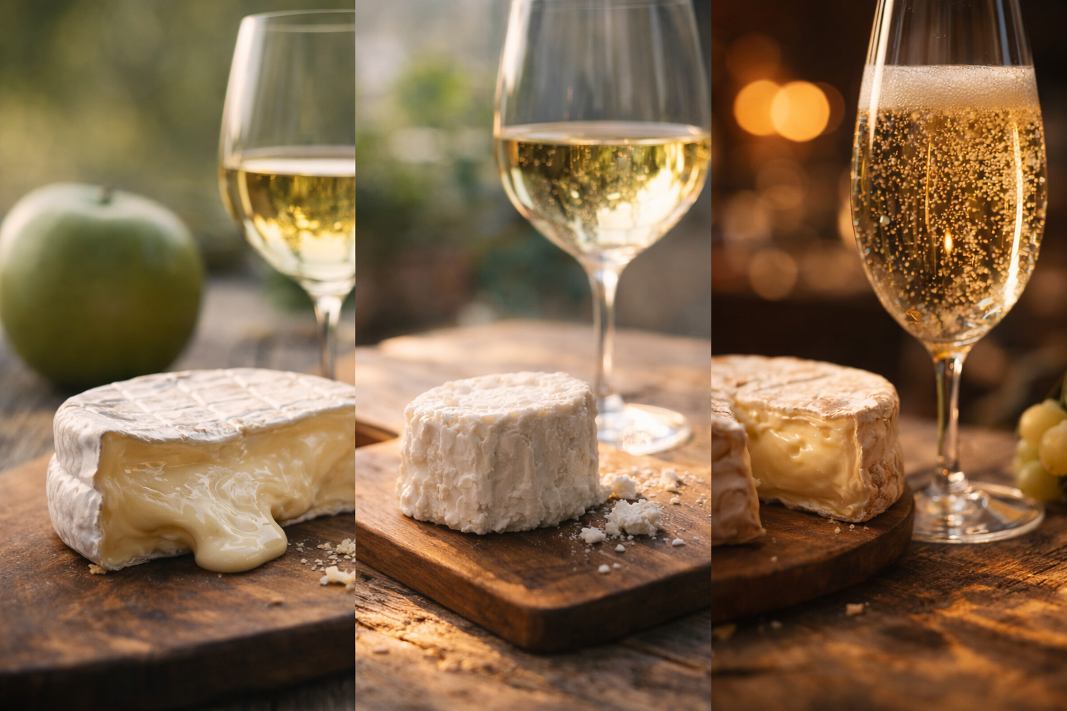 Three distinct French pairing moods blended into one elegant tasting composition.