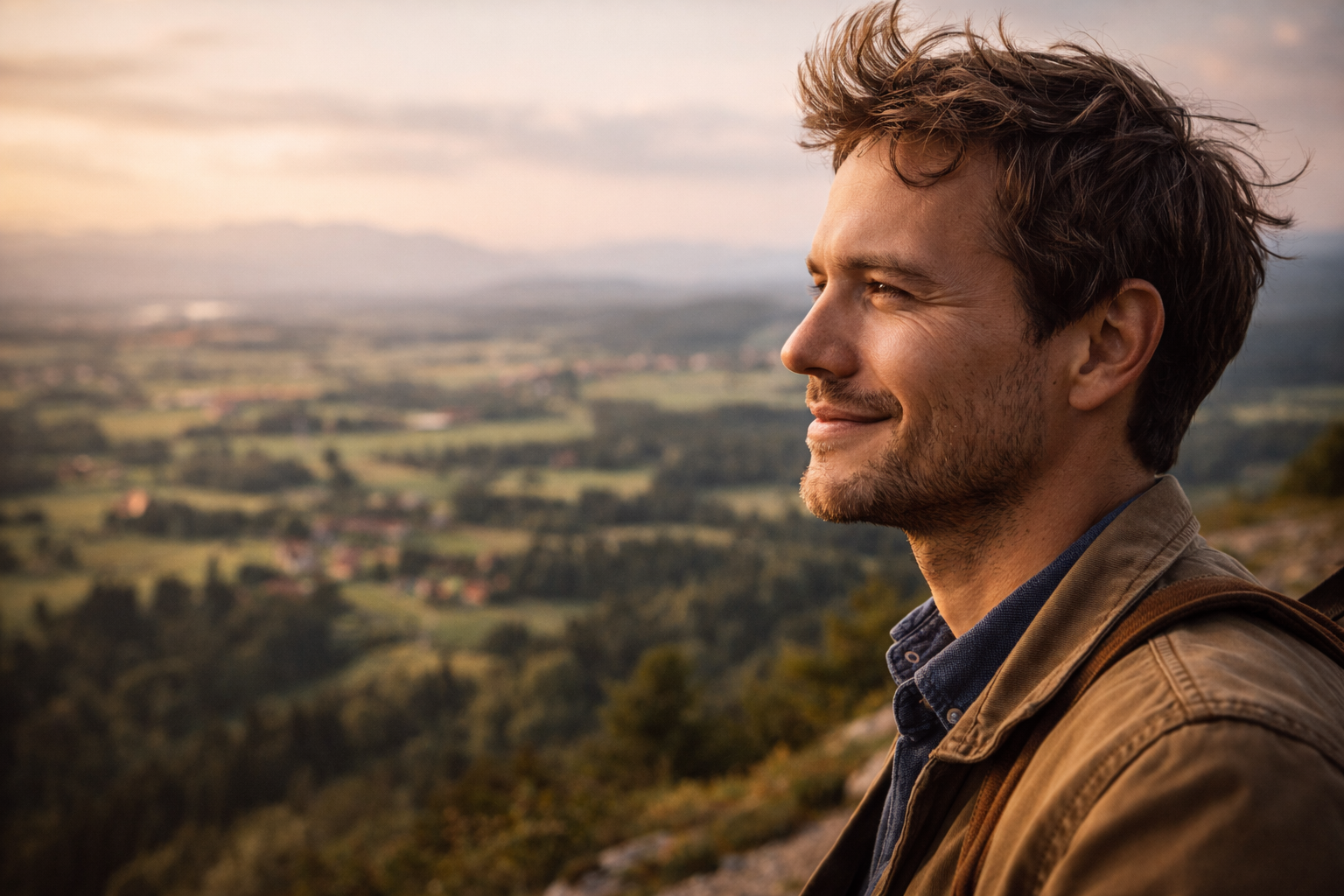 Traveler at a scenic overlook discovering Germany’s outdoor side.