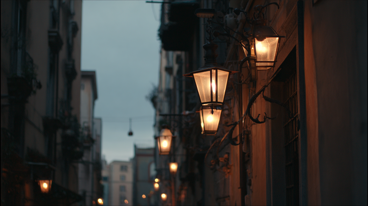 Quiet Italian street at dusk suggesting attentive listening.