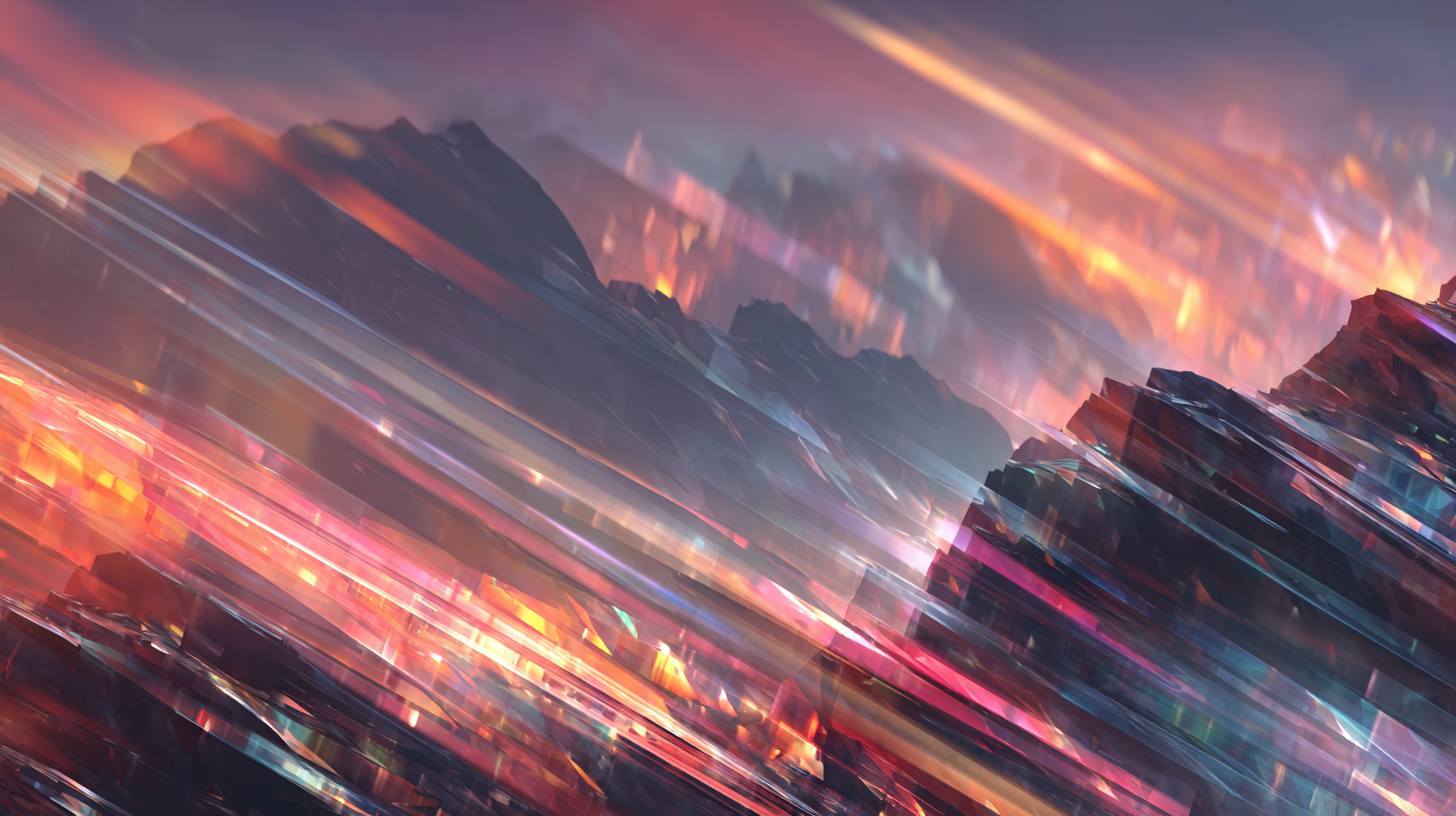 Close-up collage of palace, city lights, trail textures, and neon reflections.