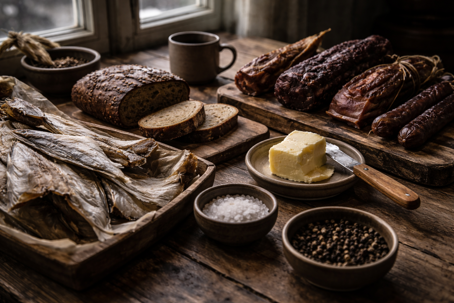 Norwegian food guide: Preserved Norwegian food textures showing how climate shaped the national table.