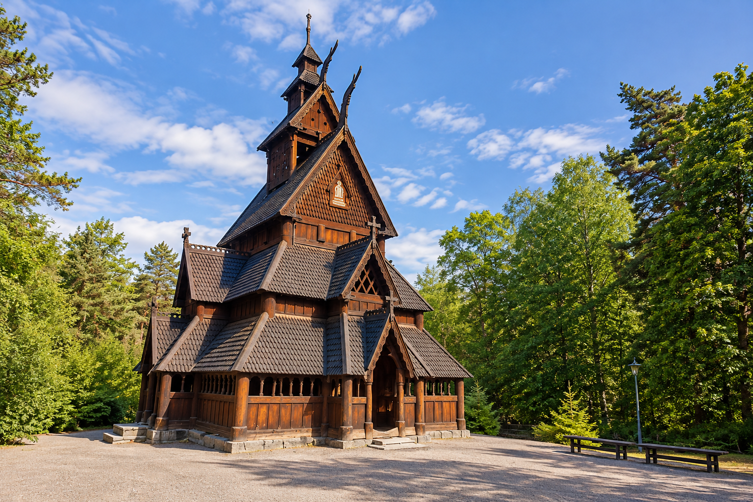 Gol Stave Church at Norsk Folkemuseum on Bygdøy, Oslo