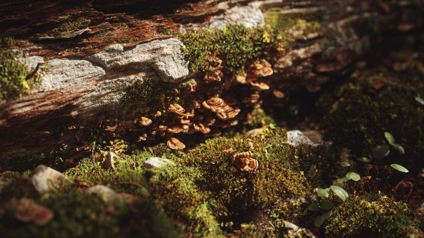Forest interior textures showing ecological depth in Romania.