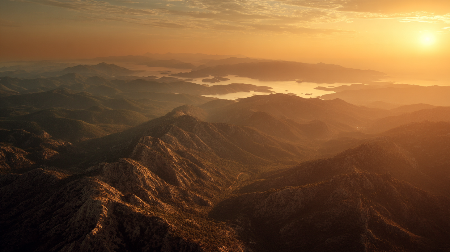Natural wonders of Turkey: Sunset over Turkey’s mountains, sea, valleys, volcanic formations, and natural landscapes