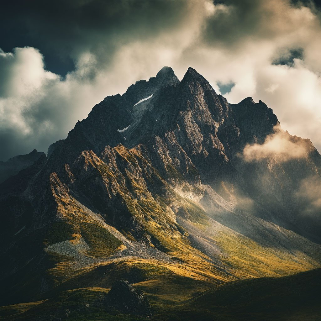 Image of the sky-scraping peaks of the Tatra Mountains.