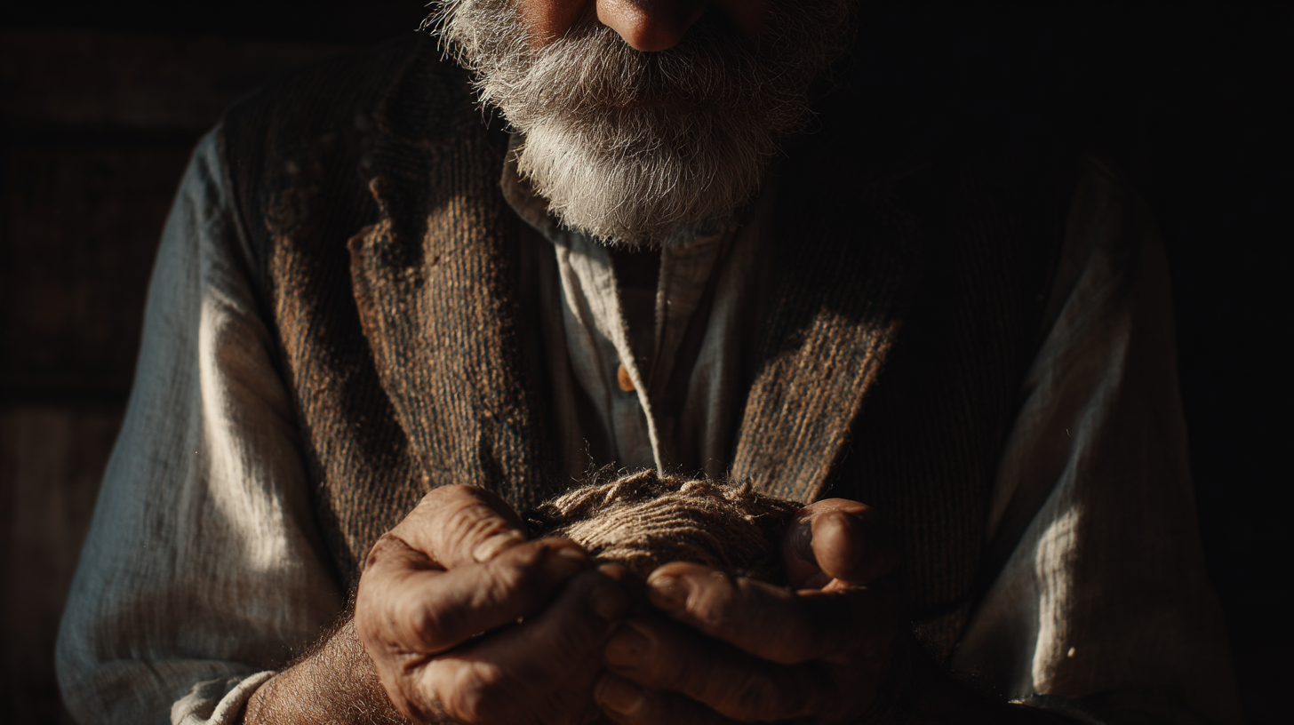 Close-up of Portuguese artisans working on Portugal traditional crafts.