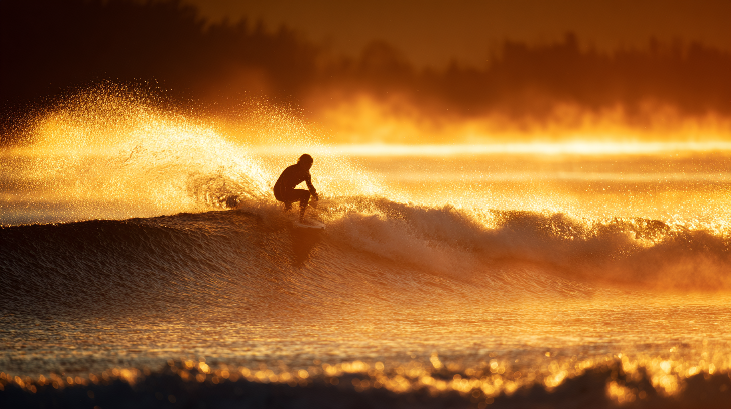 Australian sport culture shown through sunrise surfers and coastal energy