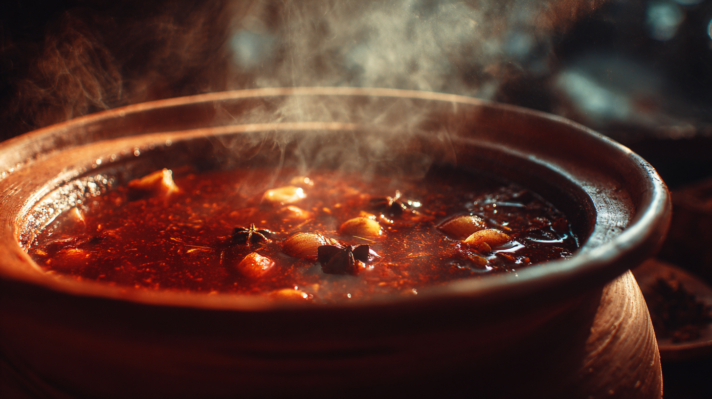 Ethiopian cuisine with injera, doro wat, and traditional shared dishes.