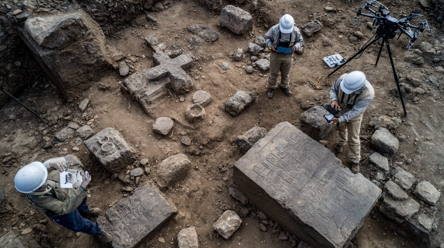 Archaeologists using modern technology to preserve Ethiopian archaeological heritage. Ethiopia archaeology featuring the Tiya stones, Lucy fossil sites, and ancient landscapes.