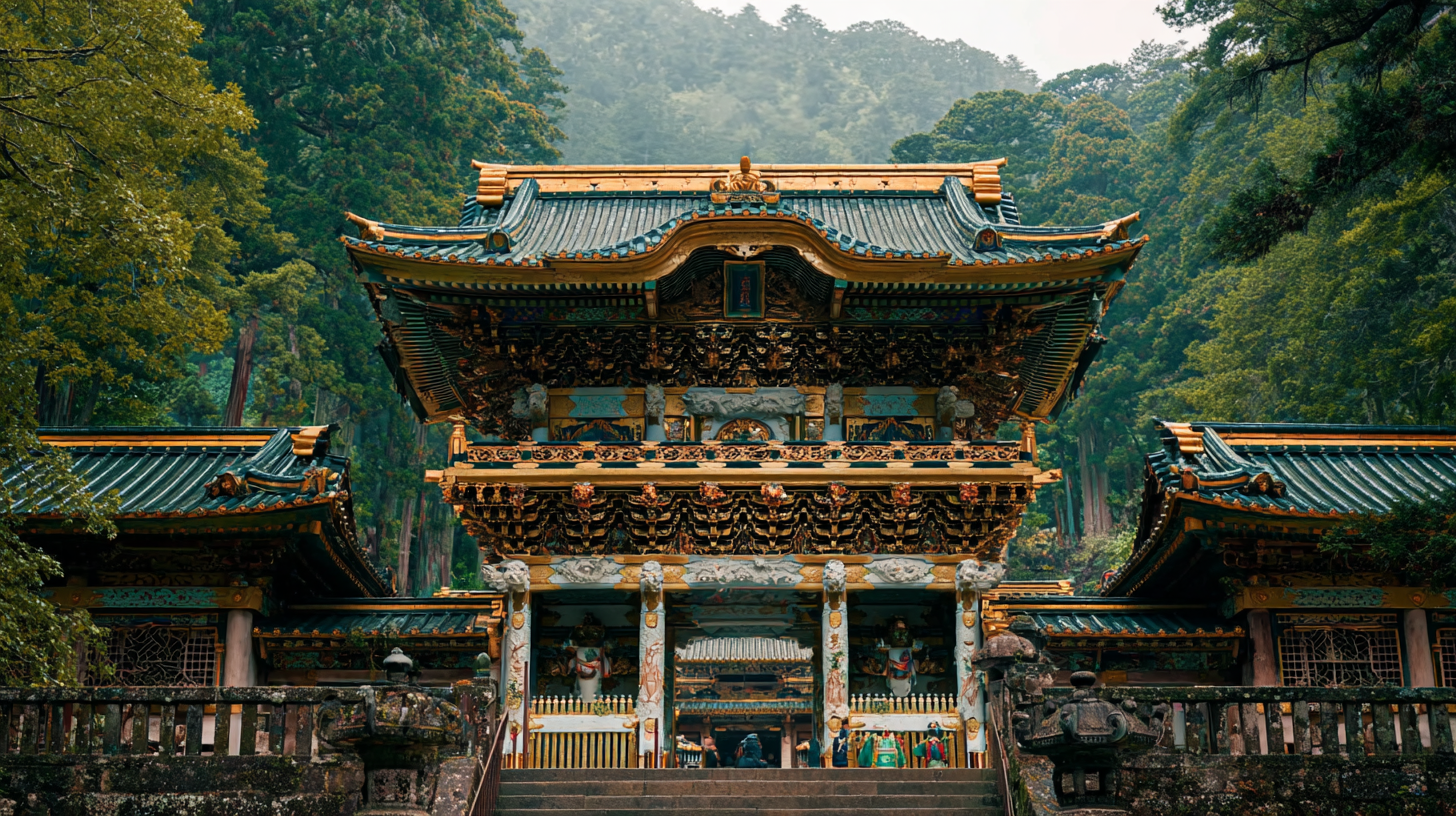 Japanese architecture Nikko Toshogu Shrine