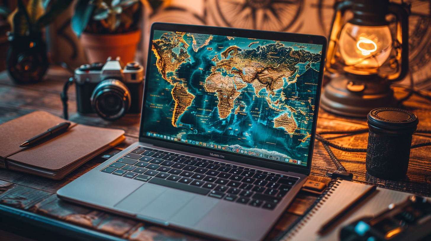 AI-powered travel blogs and destinations around the world