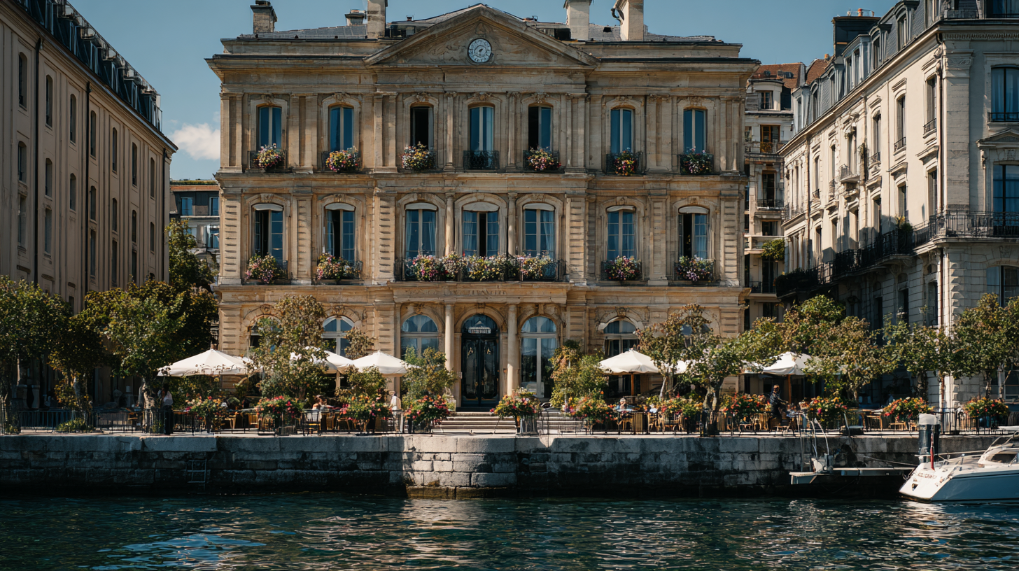 Geneva’s historic watchmaking district with luxury boutiques and workshops.