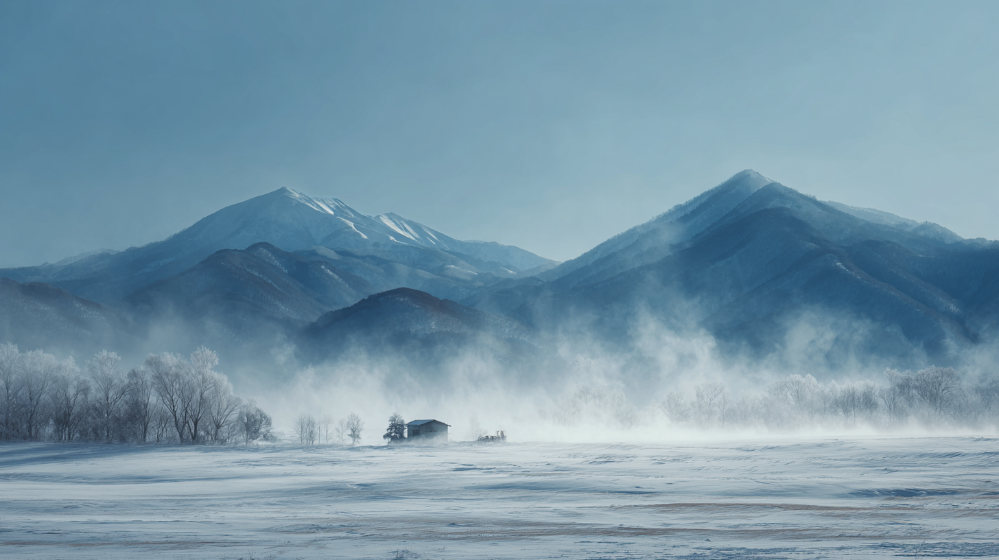 Winter wilderness in Hokkaido with snow-covered forests and wildlife, highlighting Japan’s natural beauty in its purest form.