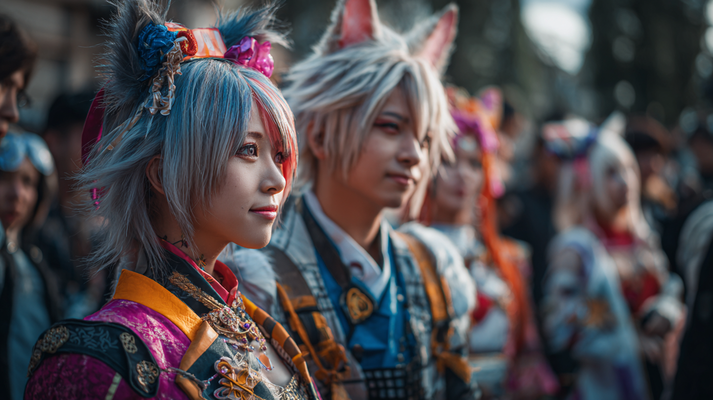 Cosplay in Japanese pop culture — anime conventions, elaborate costumes and fan festivals
