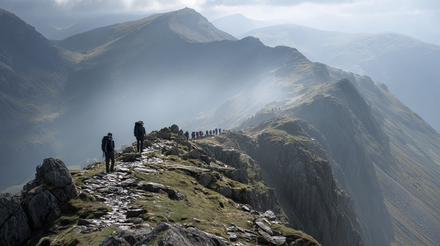Lake District hiking guide trails and mountain routes