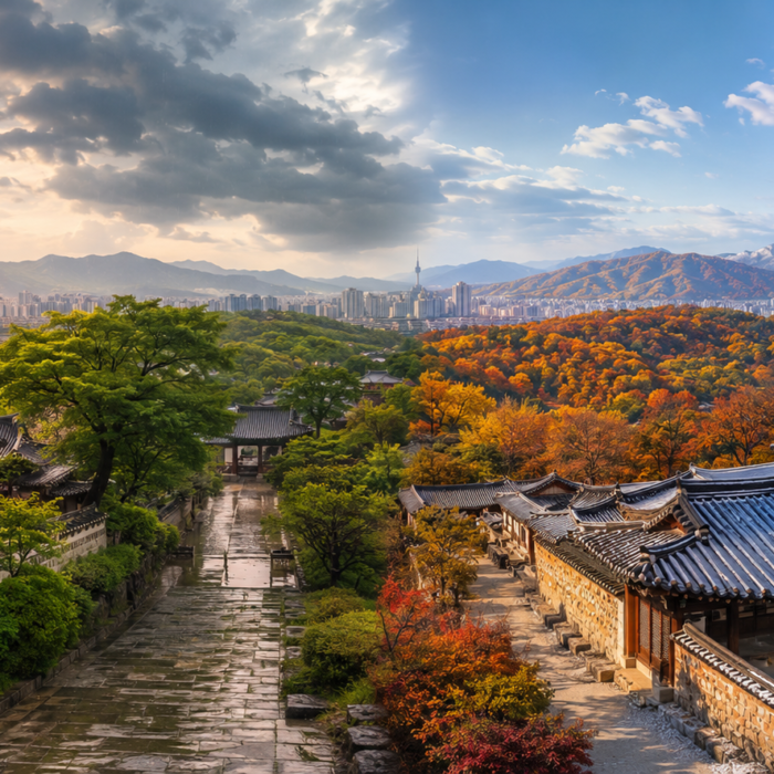 South Korea through spring, summer, autumn and winter