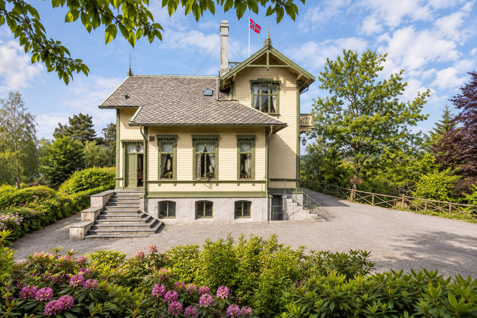 Edvard Grieg’s house at Troldhaugen near Bergen